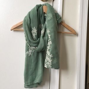Boutique Embroidered Scarf